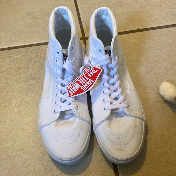 Brand new vans skate hi all white size 10.5 - Picture 3 of 4
